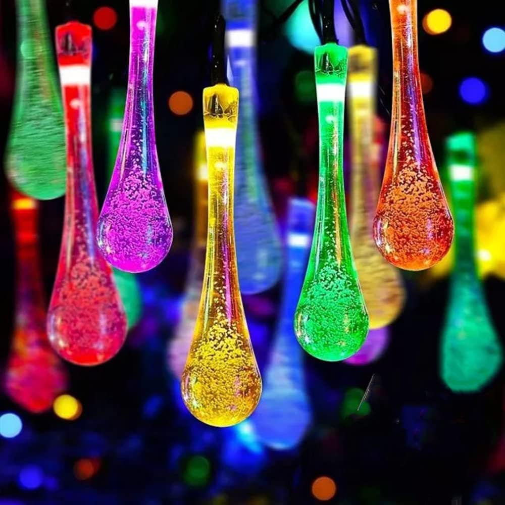 3M Crystal Bubble Star Light 14 LED RGB Multicolor Decorative String Lights - Image 5