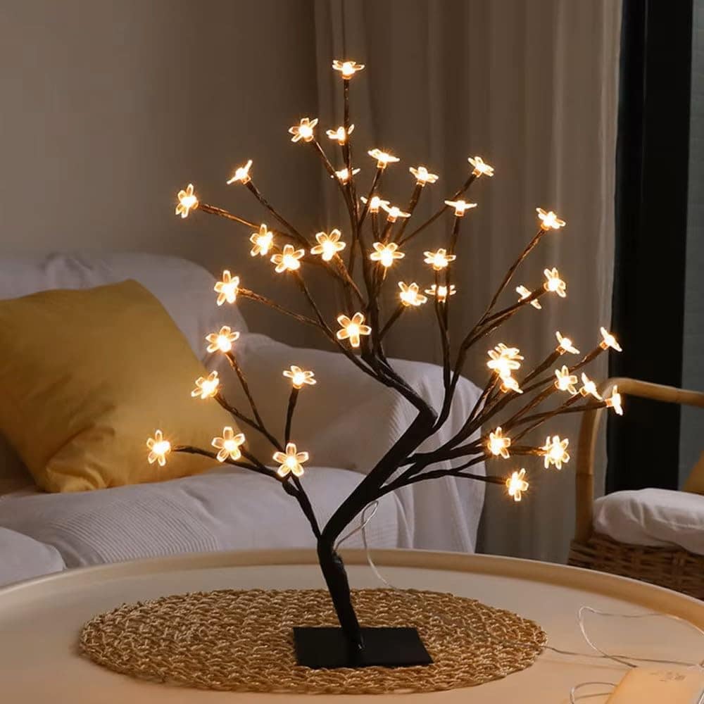 LED Silicone Flower Tree Light - Decorative Bonsai Tree Lamp for Home Decor - Image 3