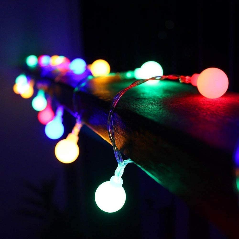 Bubble Ball String Lights - Medium | Multicolor Decorative Fairy Lights for Home Decor