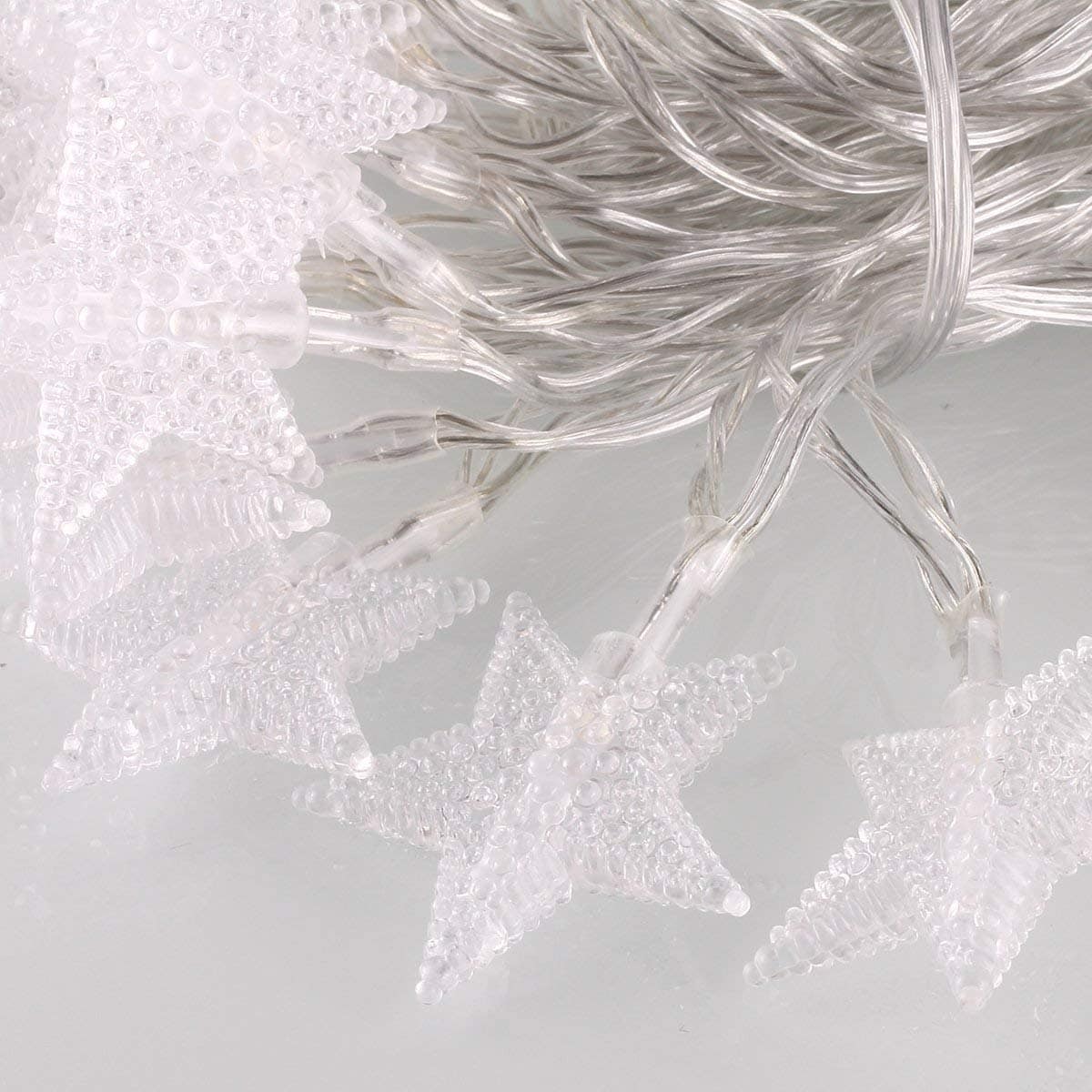 3m 14 LED's Series Mini Star Warm White - Image 6