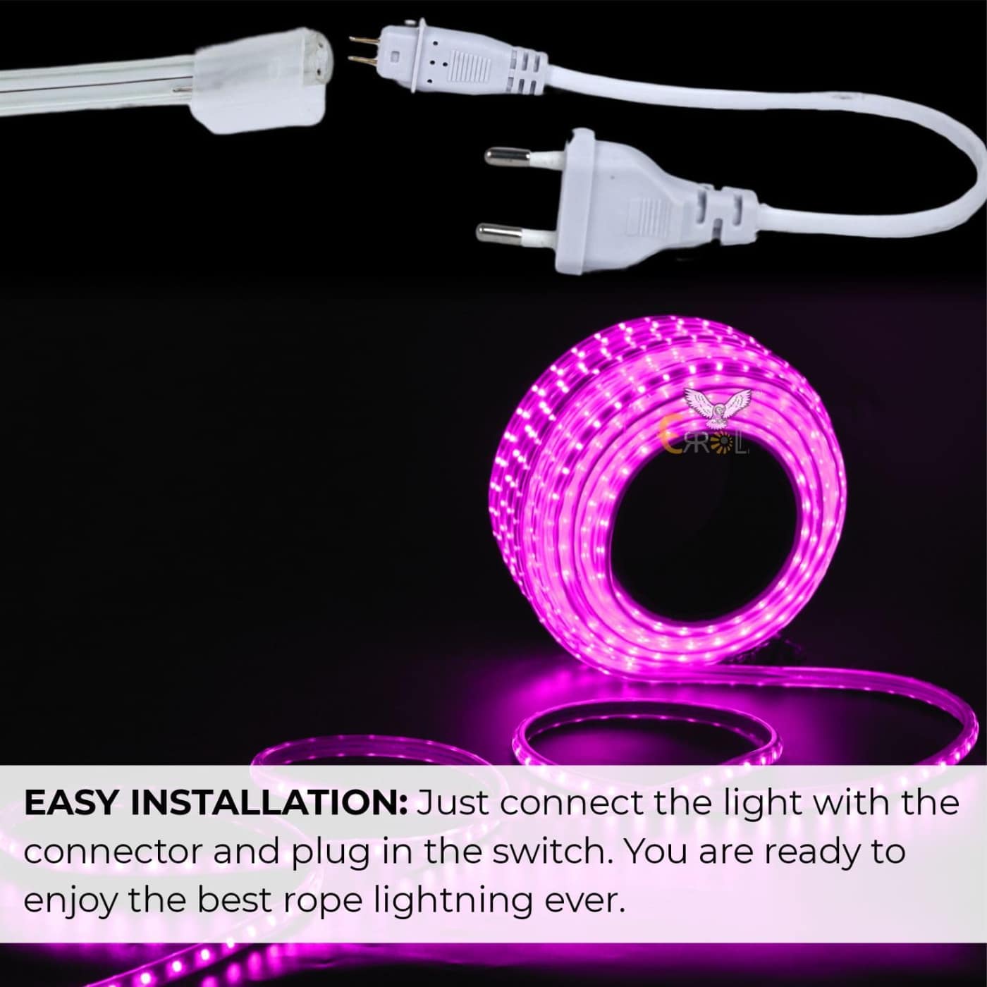 Rope Light Bundle 120 LED/m Pink – Flexible Decorative LED Rope Light for Home & Party Décor - Image 10