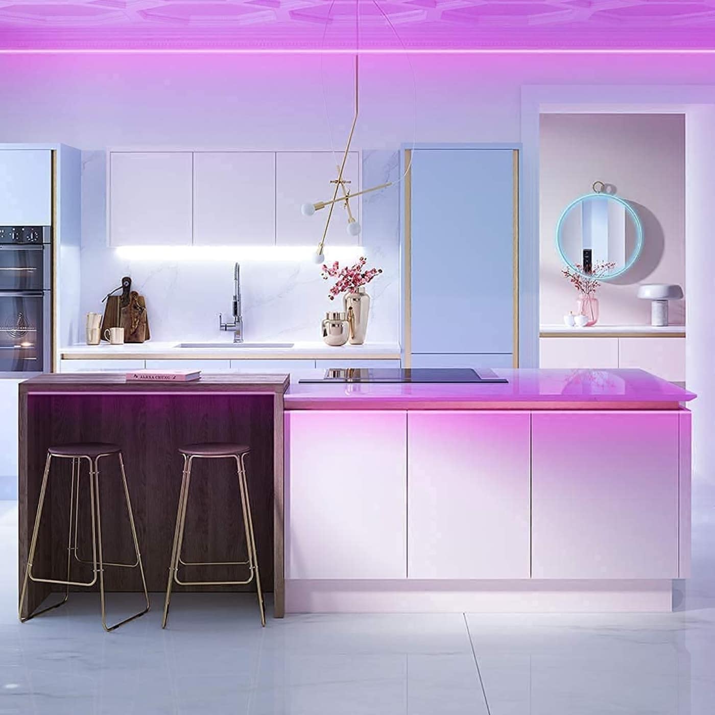 Rope Light Bundle 120 LED/m Pink – Flexible Decorative LED Rope Light for Home & Party Décor - Image 8