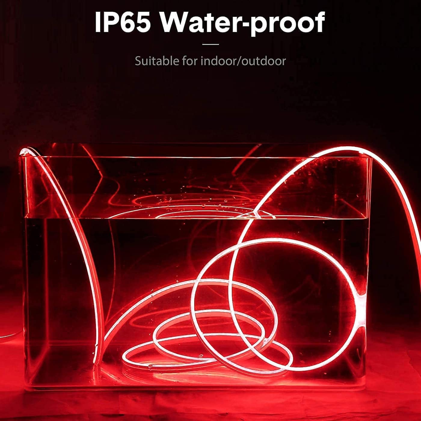 Red Rope Light Bundle 120 LED/m - High Density LED Strip Light for Outdoor & Indoor Decoration - Waterproof Flexible Lighting - Image 7