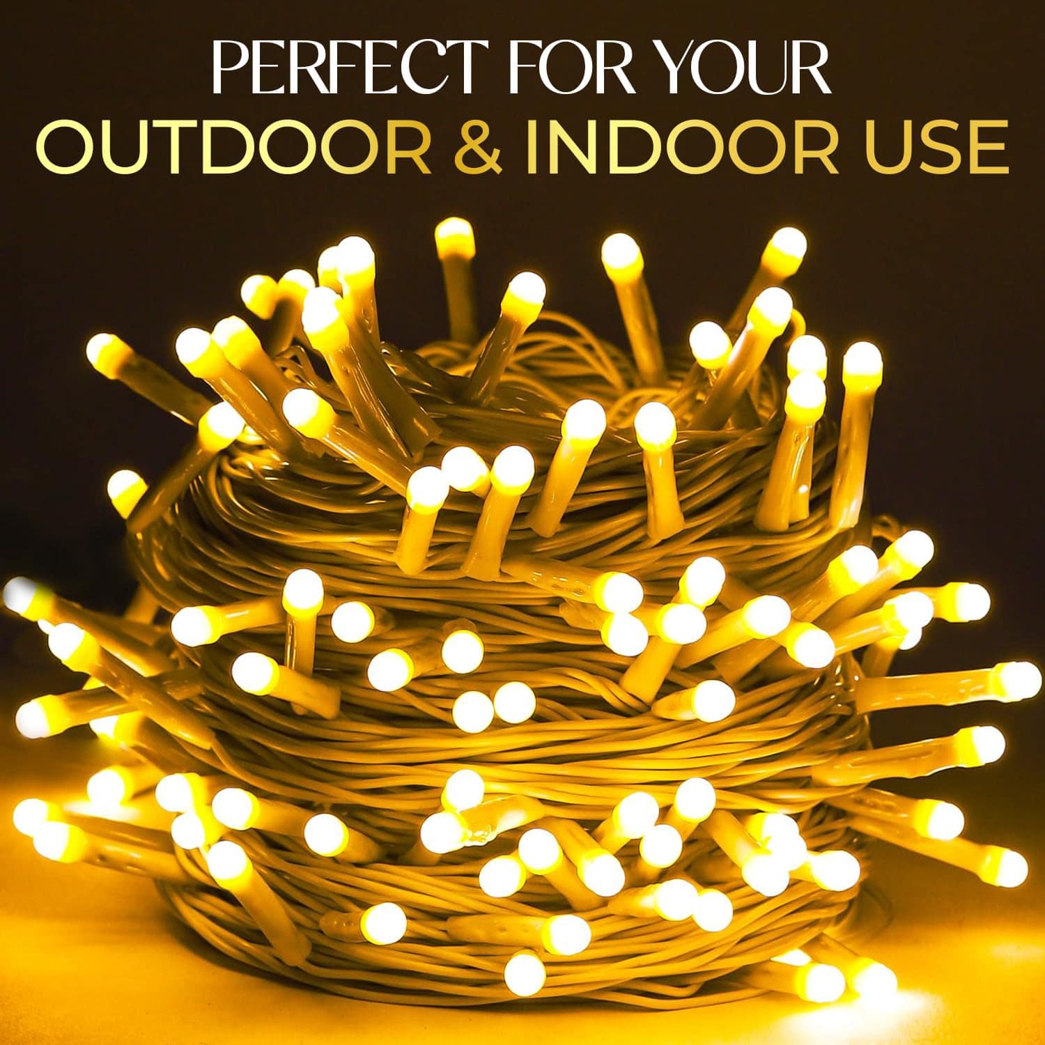 16M 62 LED Warm White 5mm Pixel Serial String Lights | Indoor Outdoor Decorative LED Light for Festival & Party Decoration - Image 5