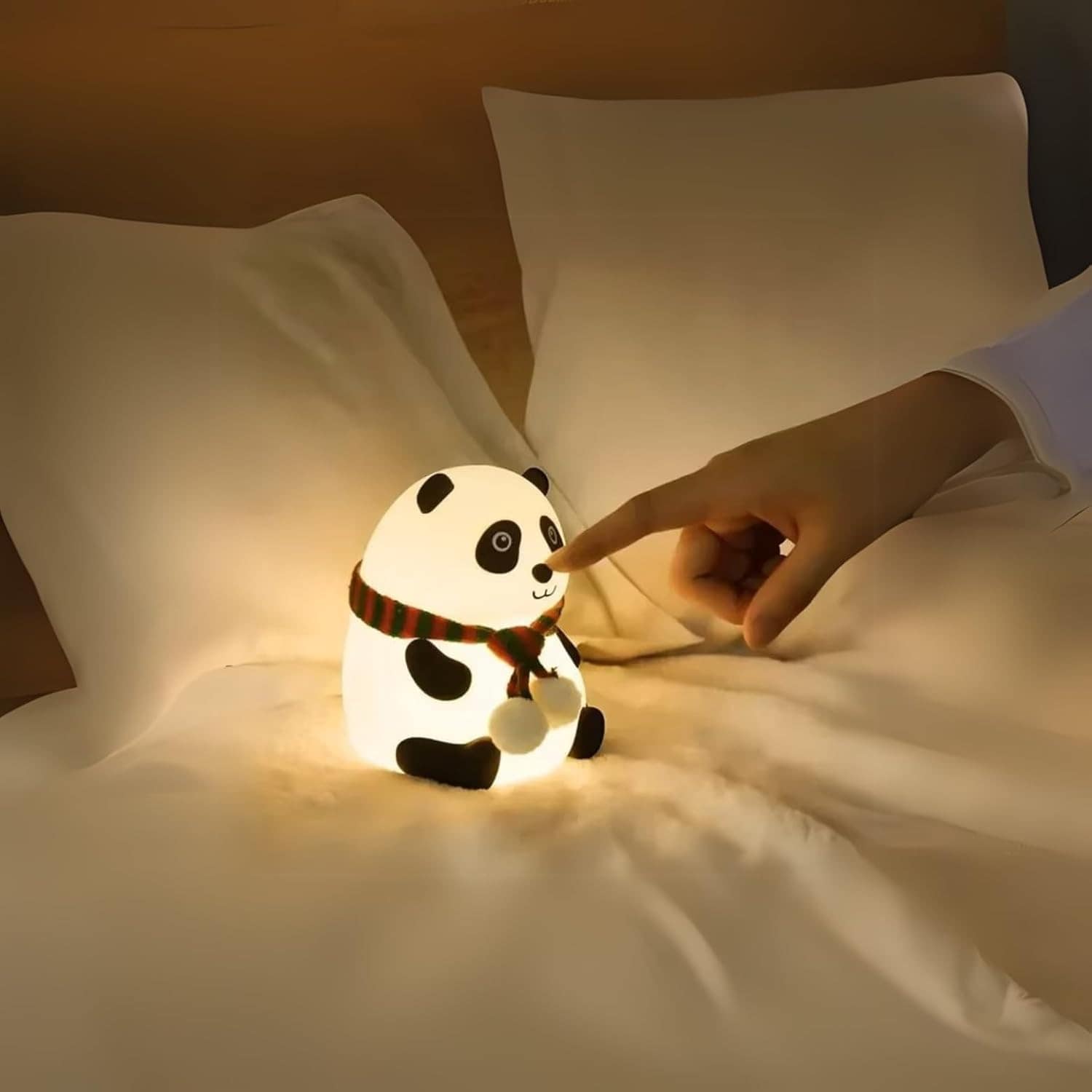 Panda Night Light | LED Soft Glow Lamp with USB Charging - Image 5