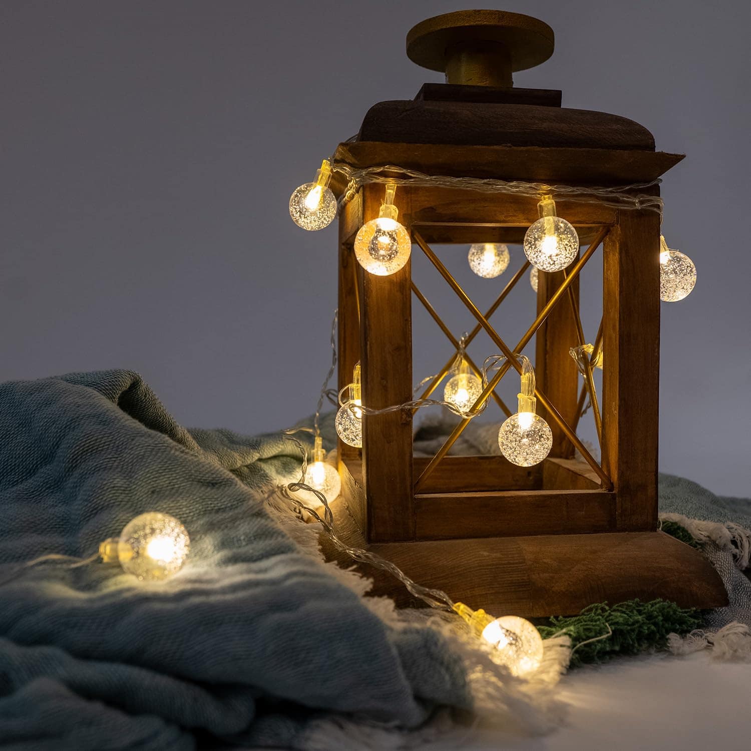 3m 14 LED Crystal Ball String Light Multicolor - Decorative Fairy Lights for Home, Garden & Party - Image 3