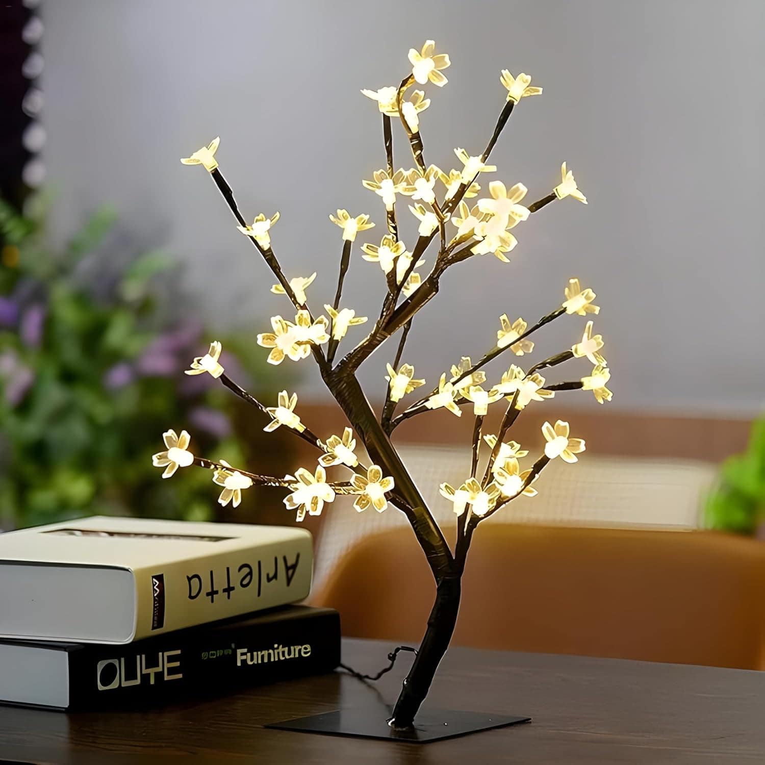LED Silicone Flower Tree Light - Decorative Bonsai Tree Lamp for Home Decor - Image 9