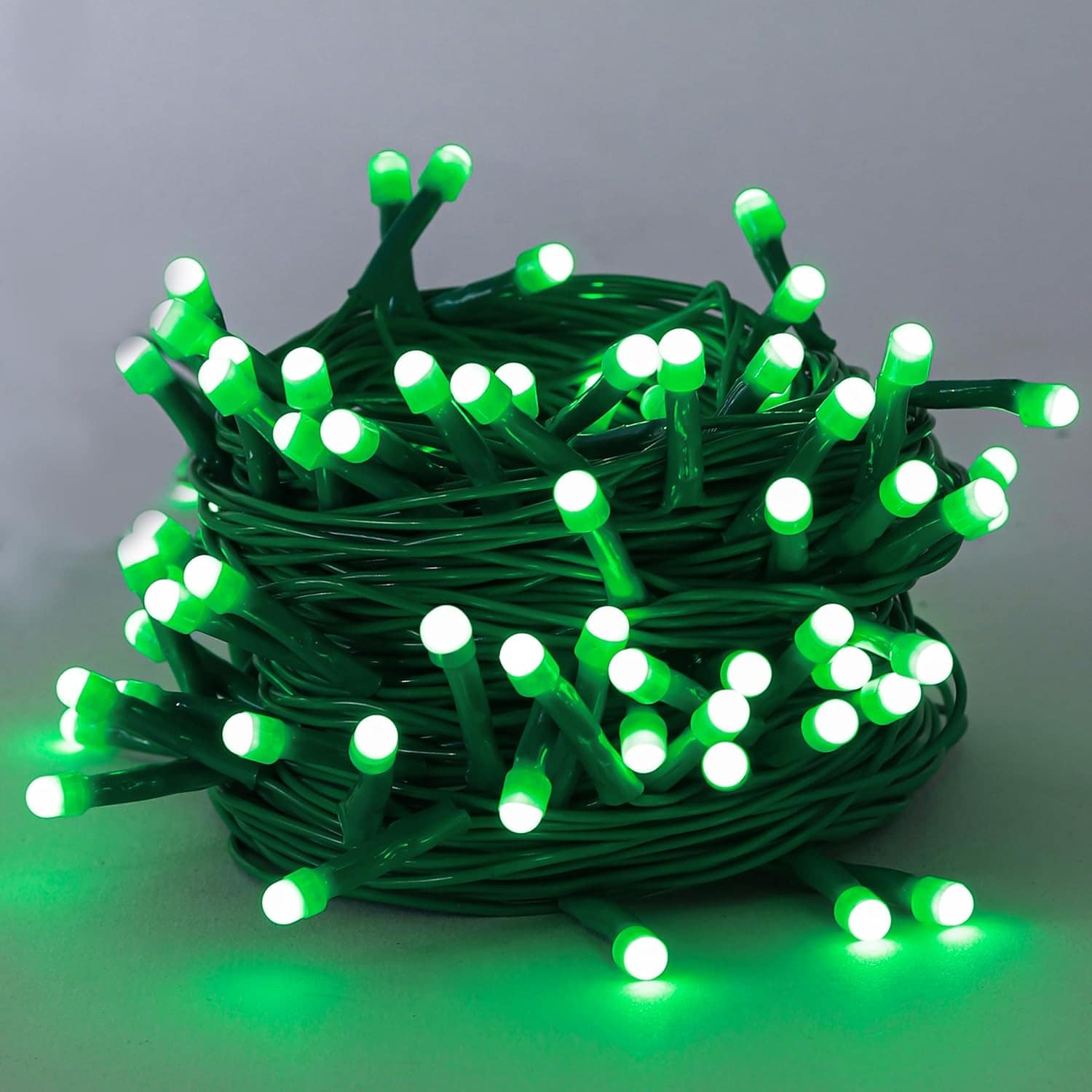 16M Green LED Pixel Serial Light String - 62 LEDs 5mm Professional Christmas Decorative Lighting