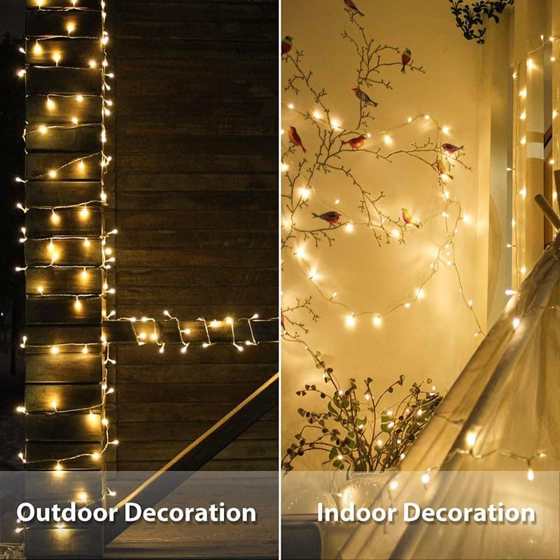 16M 62 LED Warm White 5mm Pixel Serial String Lights | Indoor Outdoor Decorative LED Light for Festival & Party Decoration - Image 7